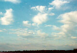 Cirrus increasing with stratocumulus and cumulus below.